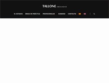 Tablet Screenshot of estudiotallone.com.ar